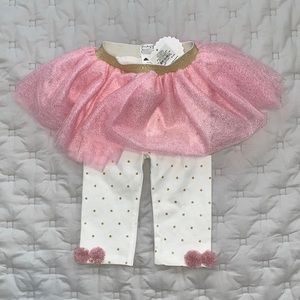 Mud Pie Pink Tutu Leggings